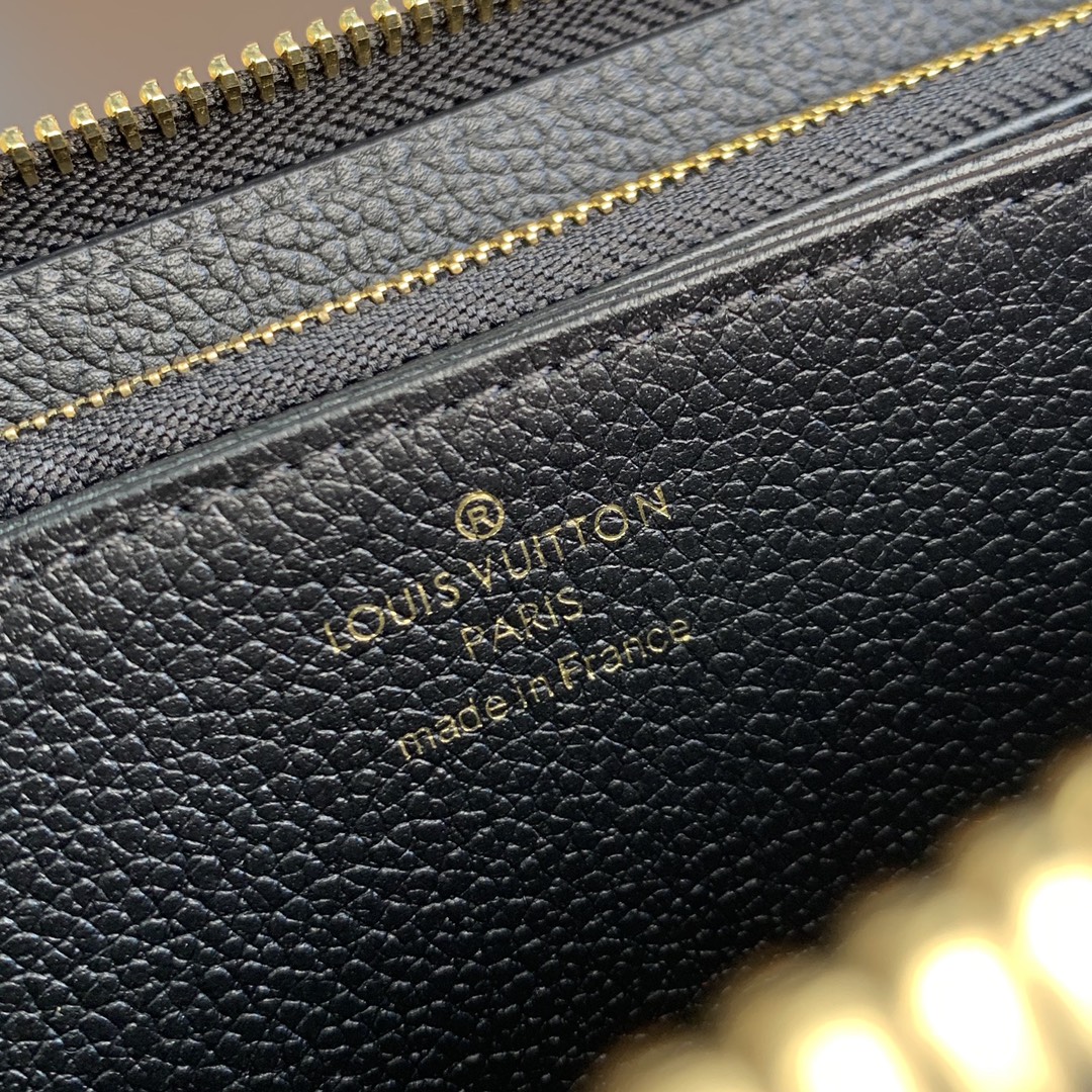 TOP Louis Vuitton LV Wallet Empreinte  - BLACK