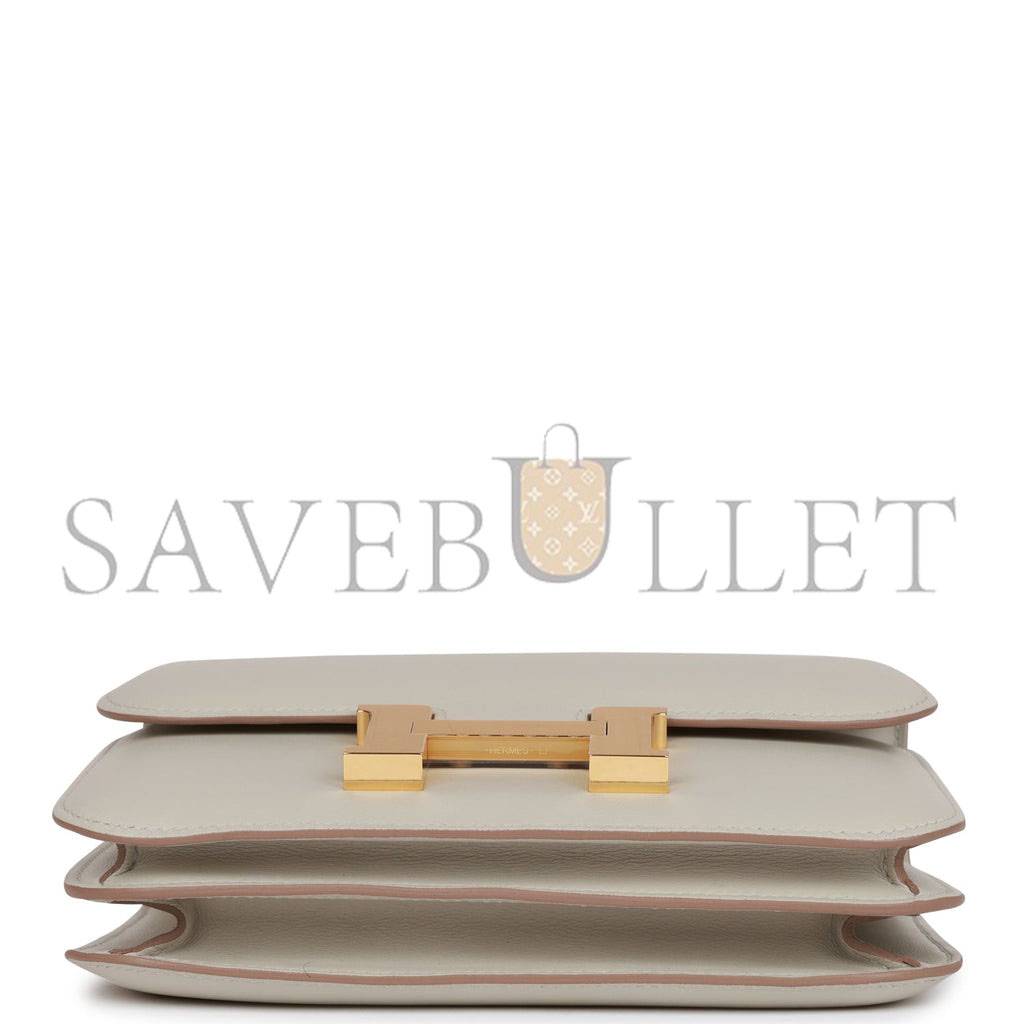Hermes Constance 18 Gris Perle Swift Gold Hardware
