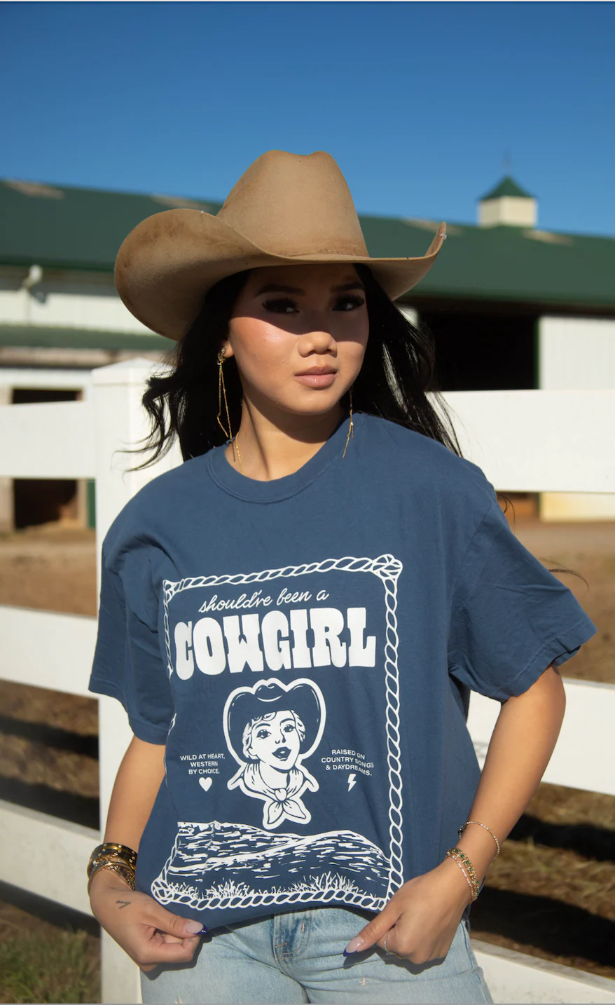 charlie southern: should've been a cowgirl tee