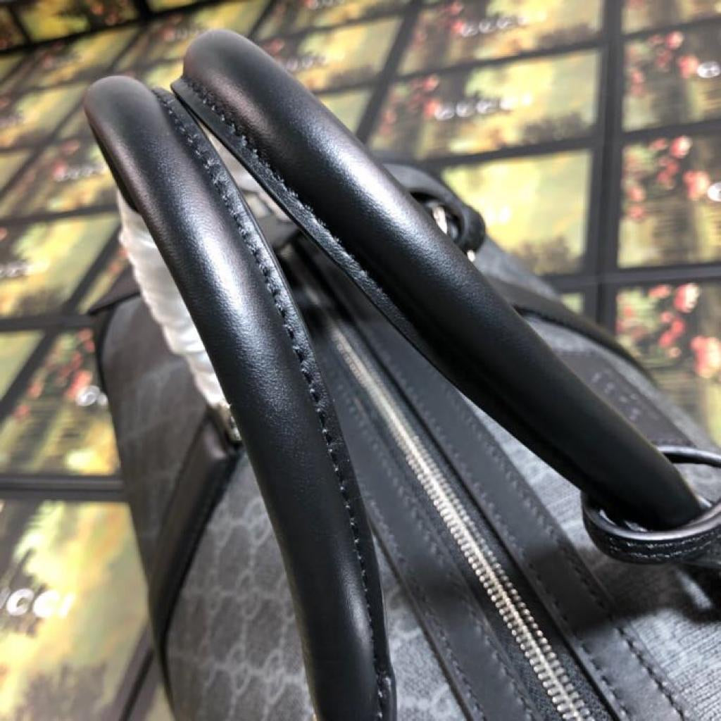 TOP GUCCI Duffle Bag - BLACK