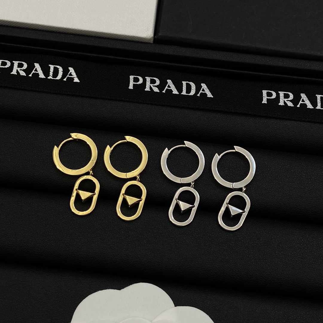 TOP PRADA Earrings - 2 Colors