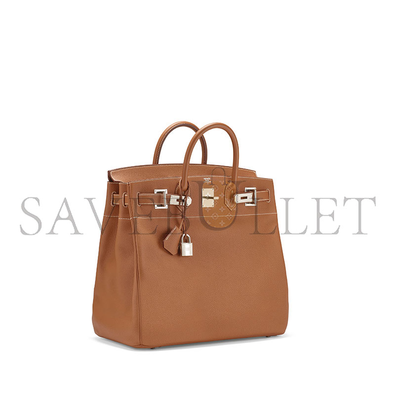 HERMÈS BIRKIN HAC 40 EN CUIR TOGO GOLD (40*38*24cm)