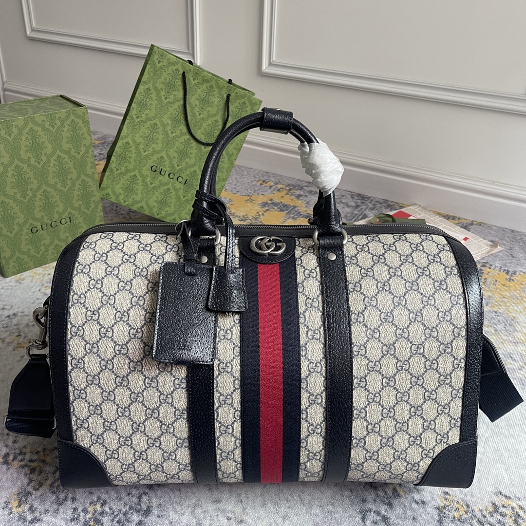 TOP GUCCI Leather Duffle Bags 44X28.5X24.5CM - 4 Colors