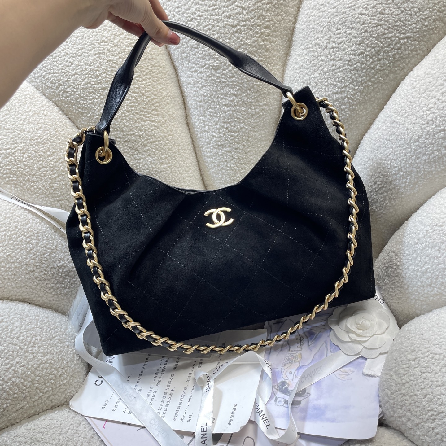 TOP CHANEL Hobo Bag 32*28*10cm - 3 Colour