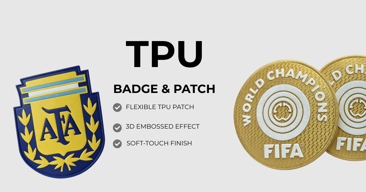 Embossed TPU Heat Transfer Patch