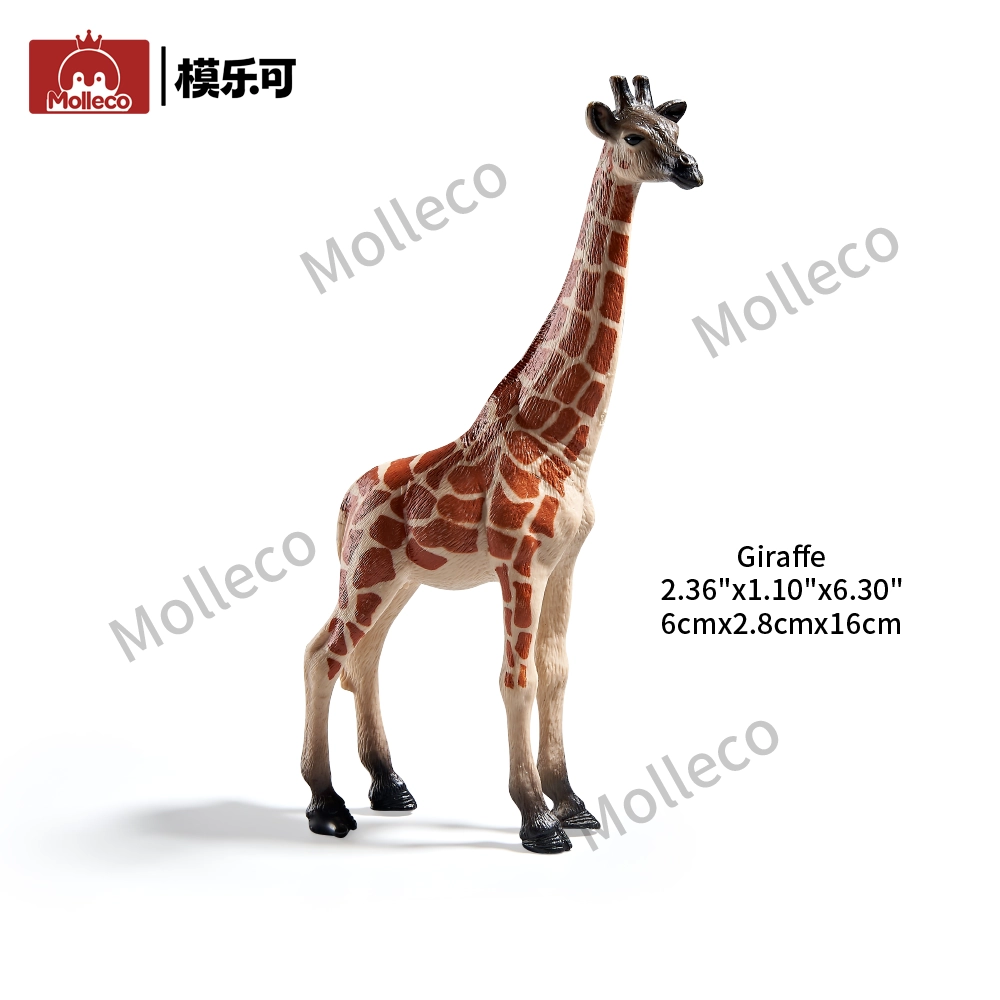 Molleco Animal Figure Toys for Kids and Children  Giraffe CP049-1