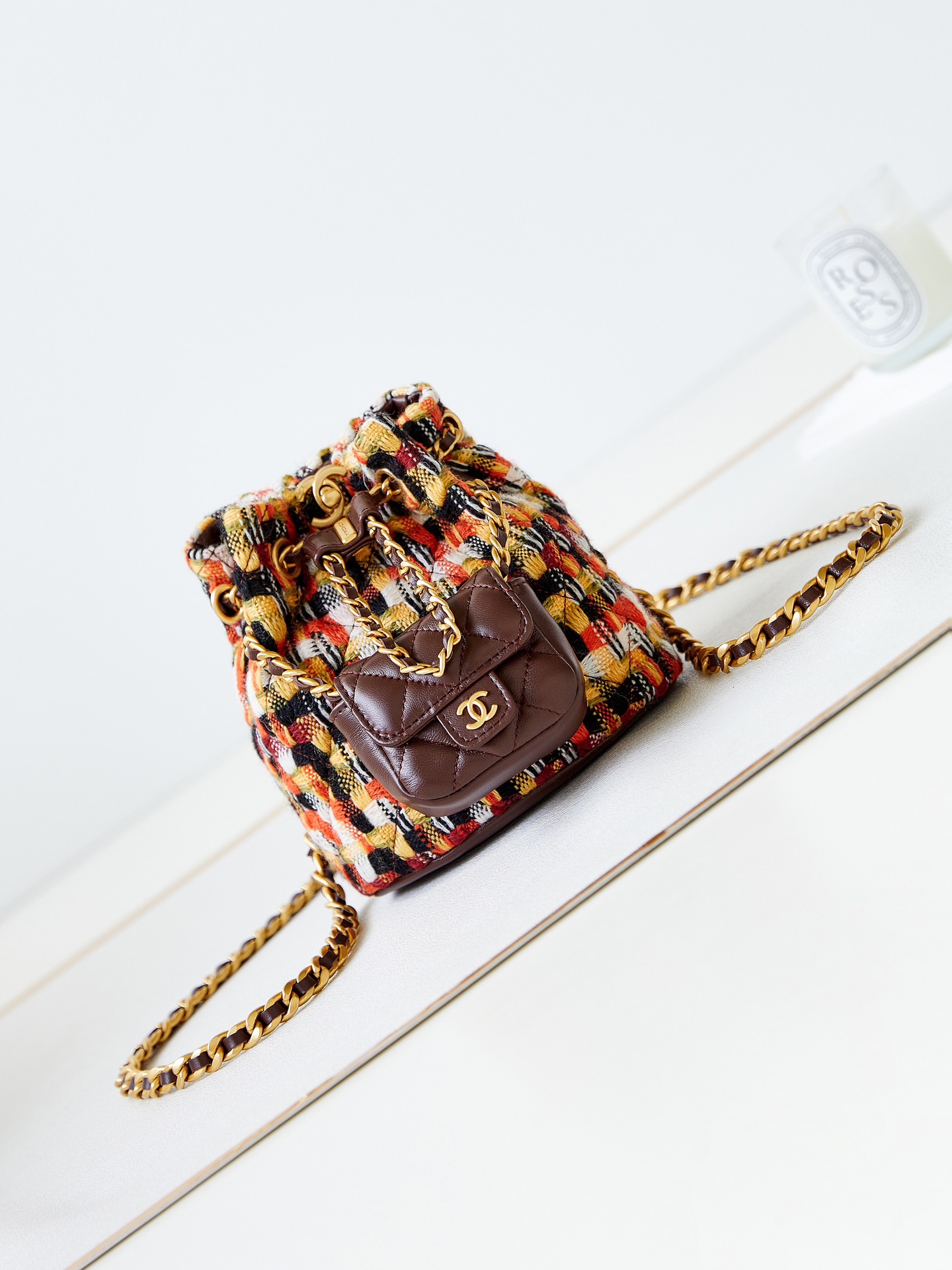 TOP CHANEL23A New Style Duma Backpack 16.5x17x12 cm - GHW - 3 Color