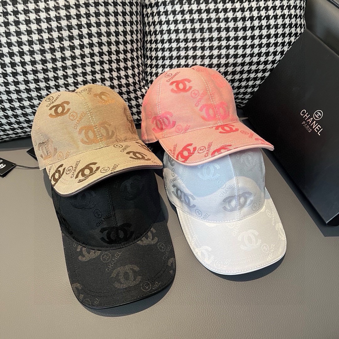 TOP CHANEL Classic Baseball Hats - 4 Colors