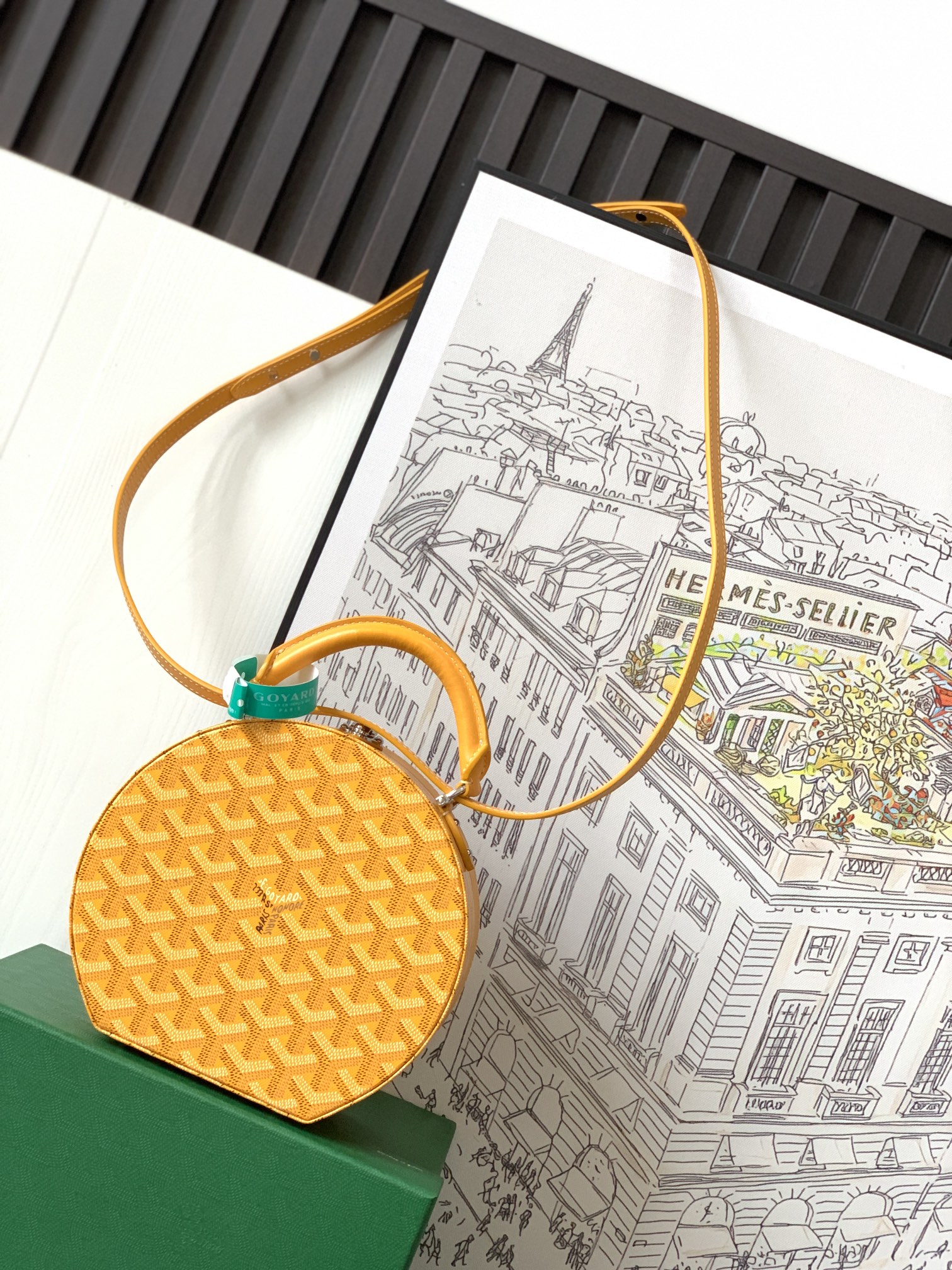 TOP Goyard Alto Hatbox Trunk  Bag  16.5  x 7 x 18 cm- 10 Colors