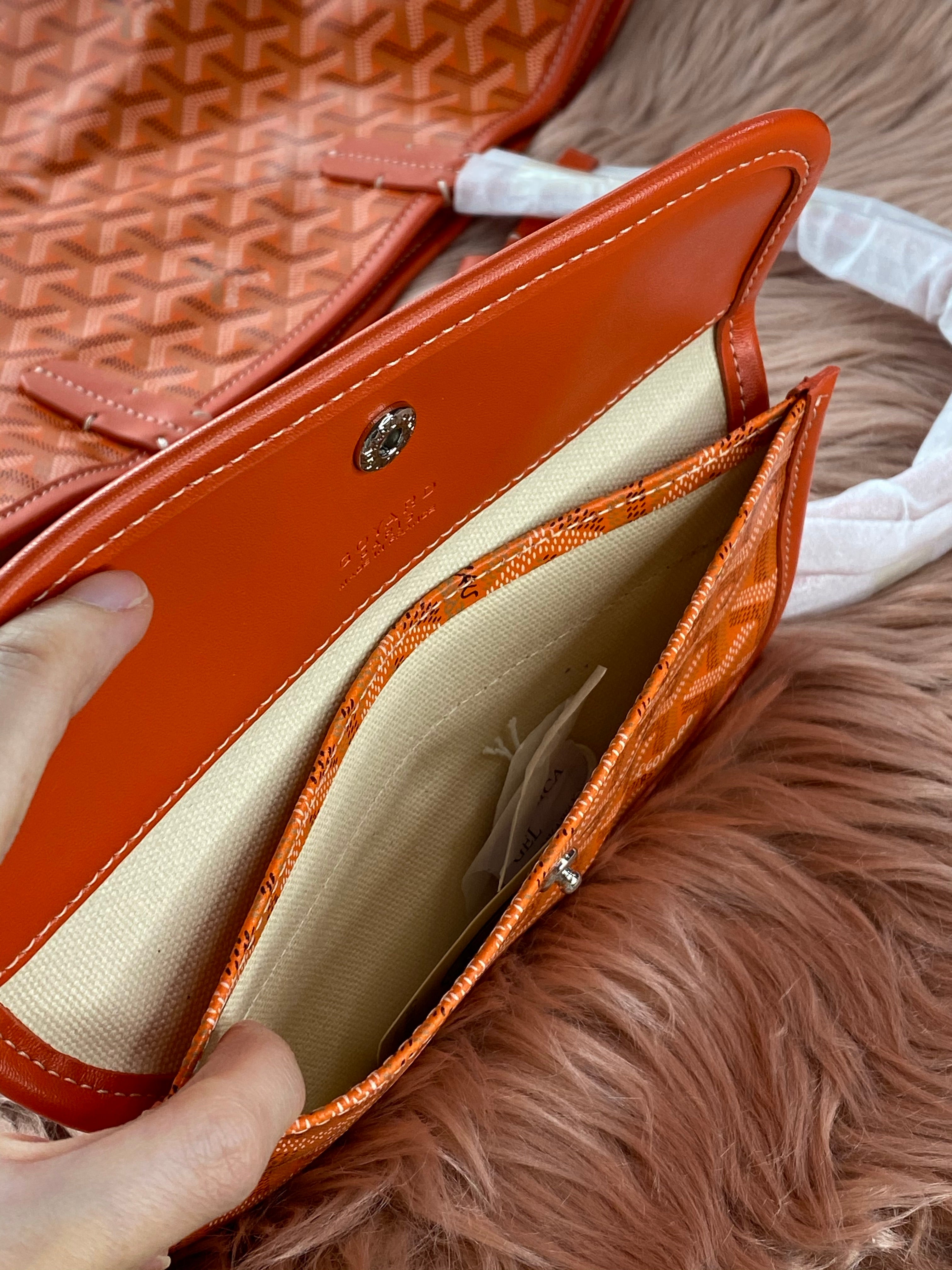 TOP Goyard Monogram St. Louis GM Tote - Orange