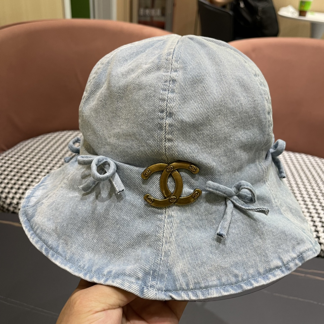 TOP CHANEL Cowboy Fisherman Hat - 3 Colour