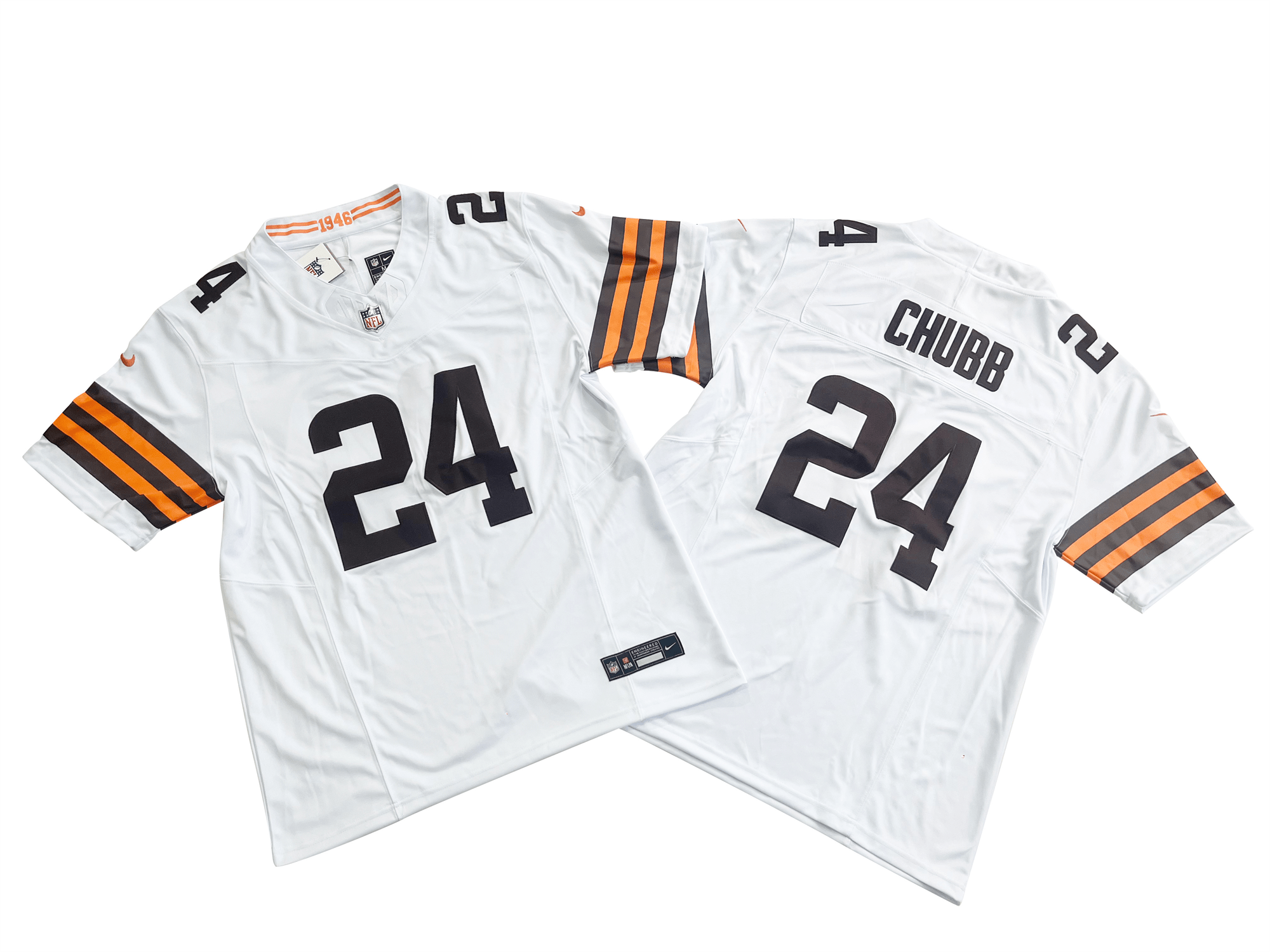 Cleveland Browns 24# Nick Chubb  Vapor F.U.S.E. Limited Jersey