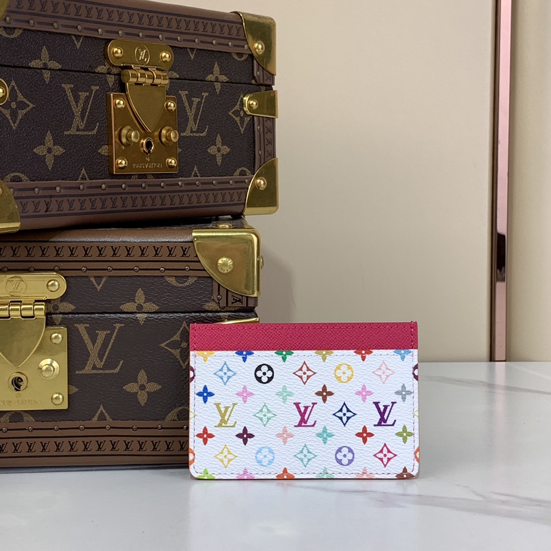 TOP Louis Vuitton LV LV x TM Victorine Card Holder 11 x 7 x 0.5CM - 2 Colors