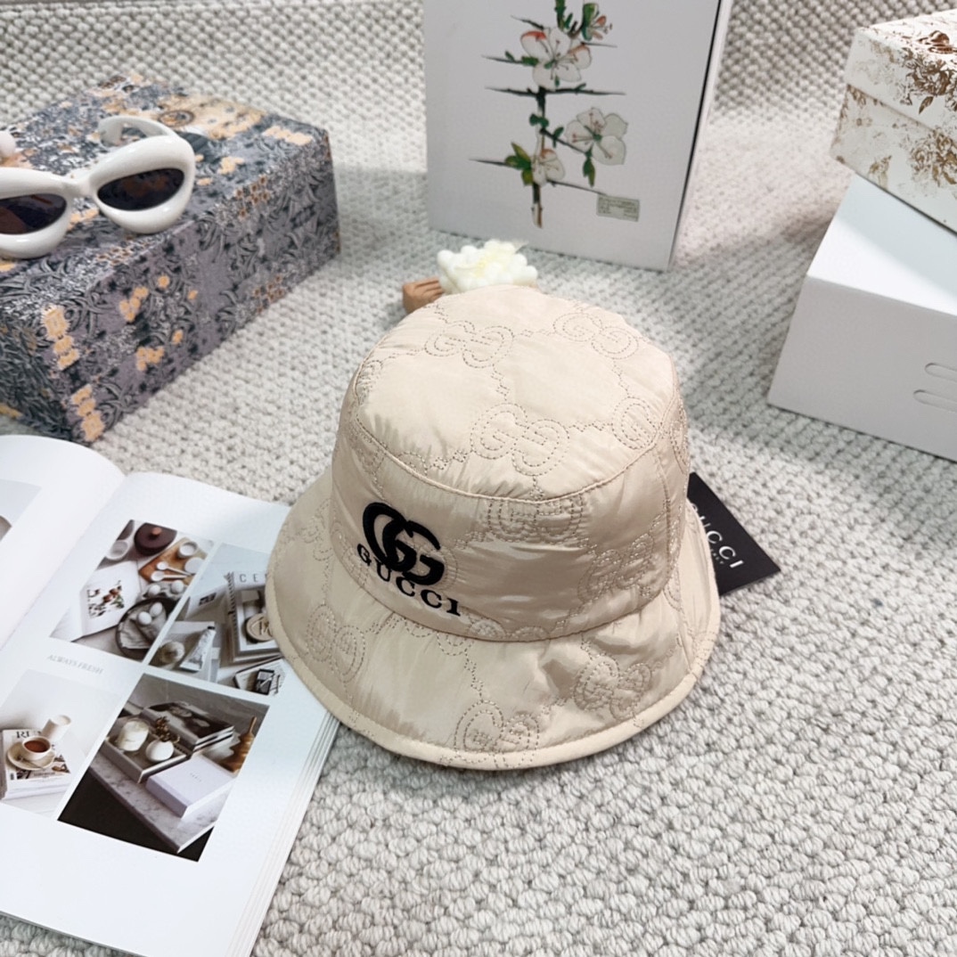 TOP GUCCI New Fisherman Hat - Two Colors