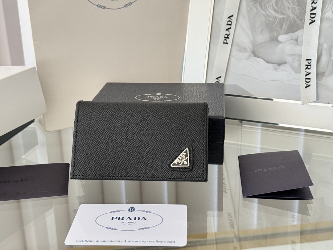 TOP PRADA Card Holder 6.5×2.5×11cm - 4 Colors&SHW