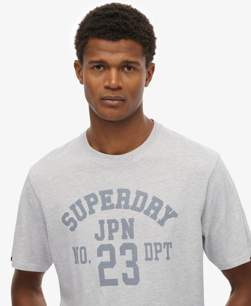 Athletic Essential Tee | Cadet Grey Marle