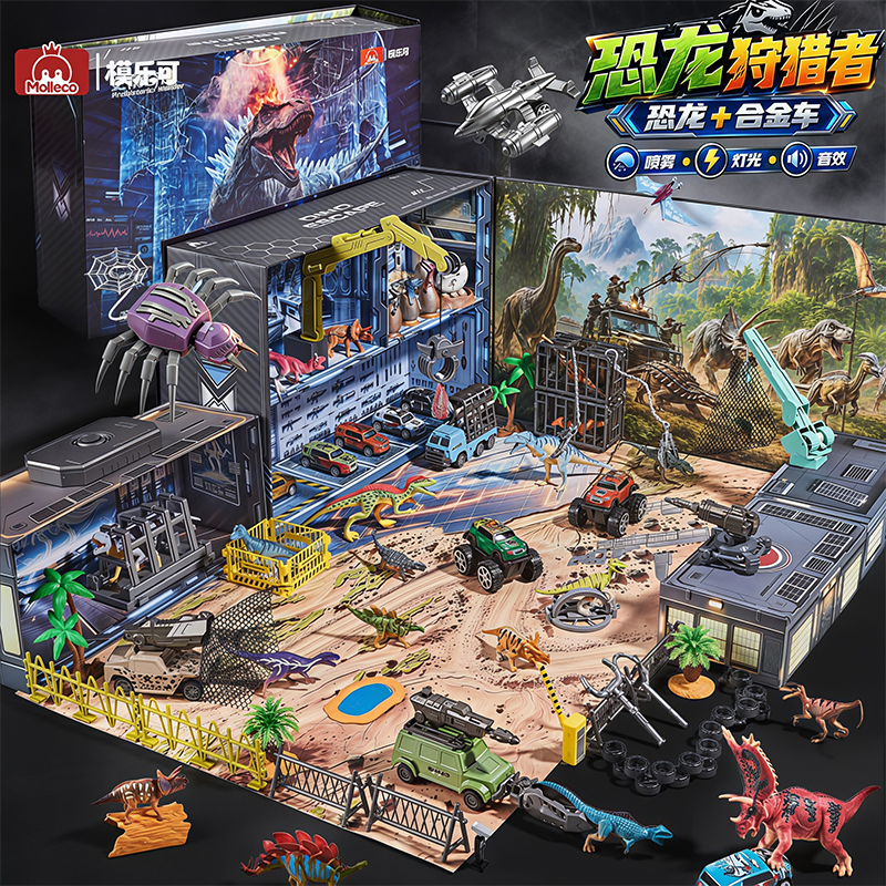 Molleco Dinosaur Hunter Toy Set for Boys and Children Kids SR001