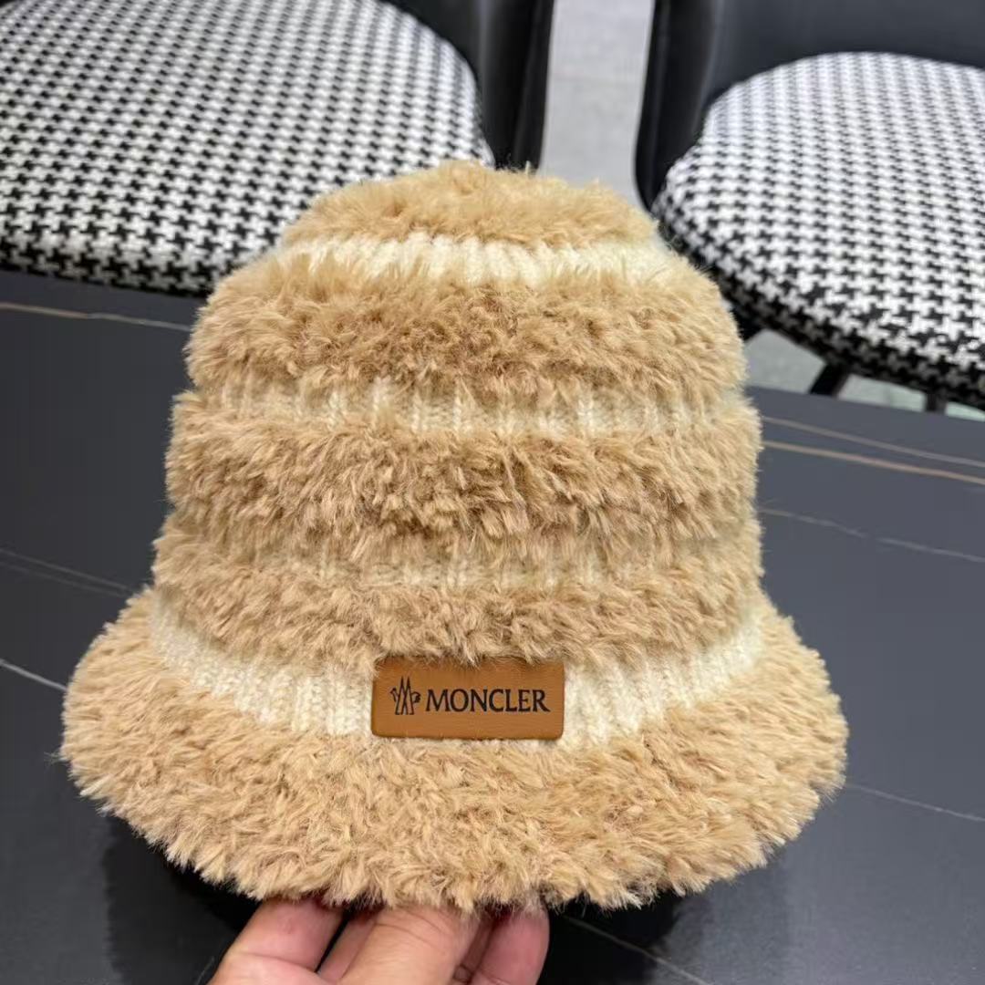 MONCLER Knitted striped bucket hat(Replica)