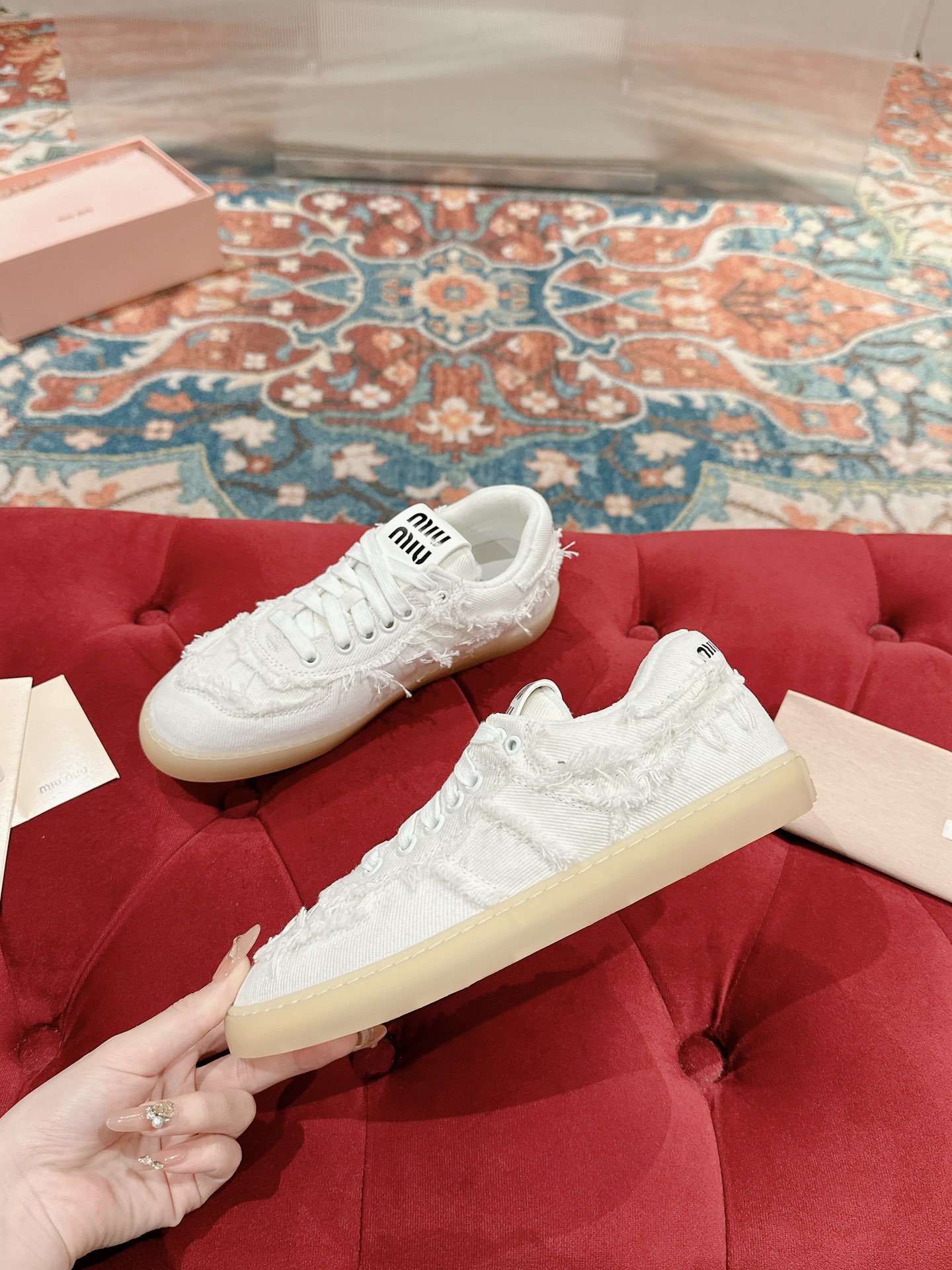 TOP Miu Miu Retro German Training Shoes - 5 Color