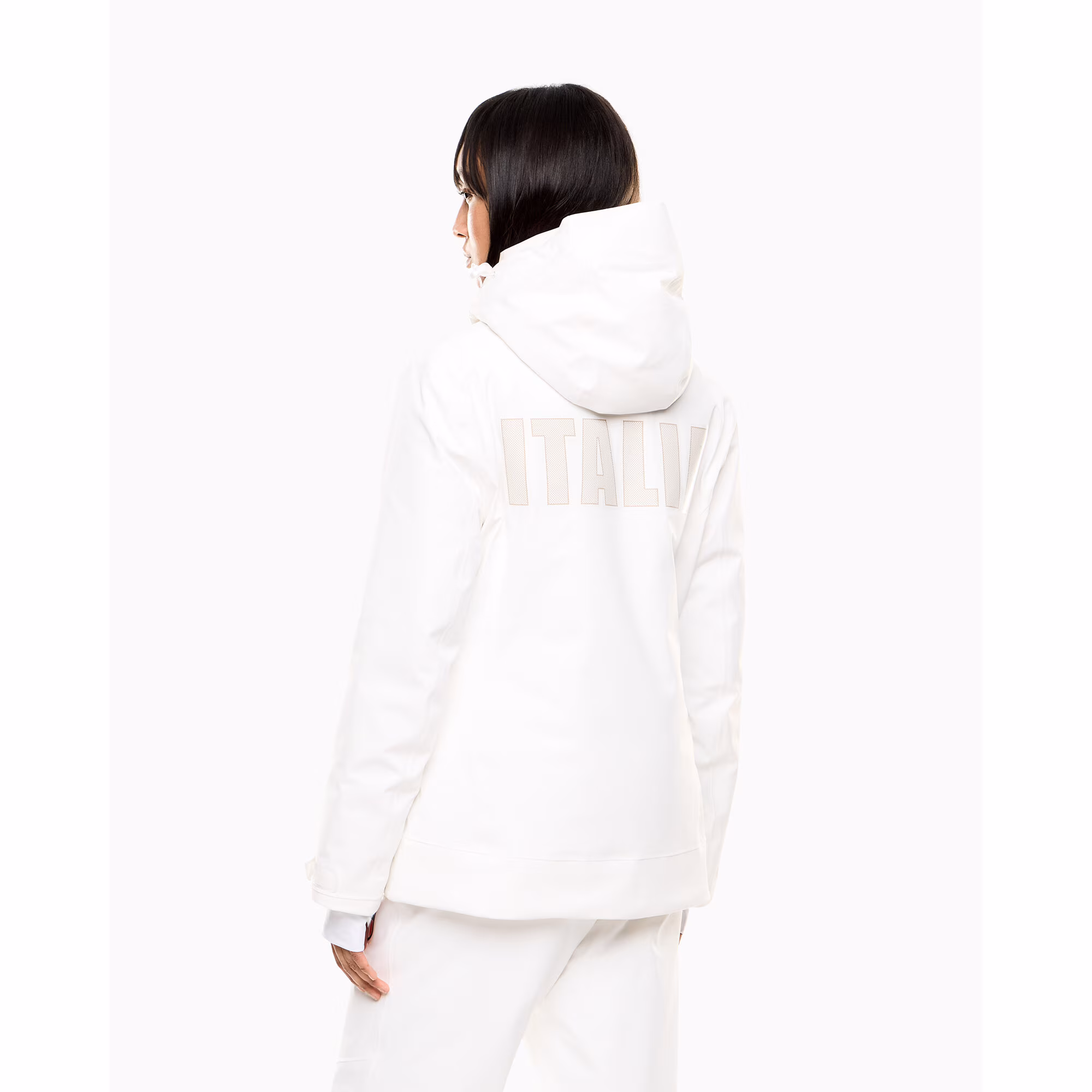 Team Italy EA7 Emporio Armani Ski Jacket - White - Womens