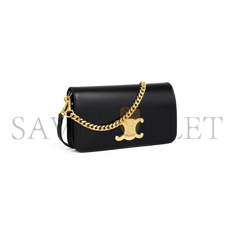 CELINE MULTIPOCHETTE IN SHINY CALFSKIN 10L973GCH.38NO (20.5*11*4cm)