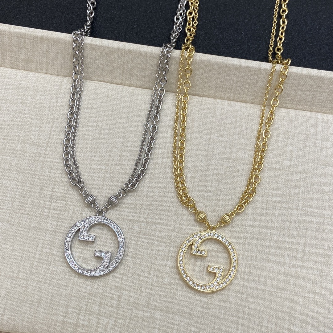 TOP GUCCI GG Necklace - 2 Color