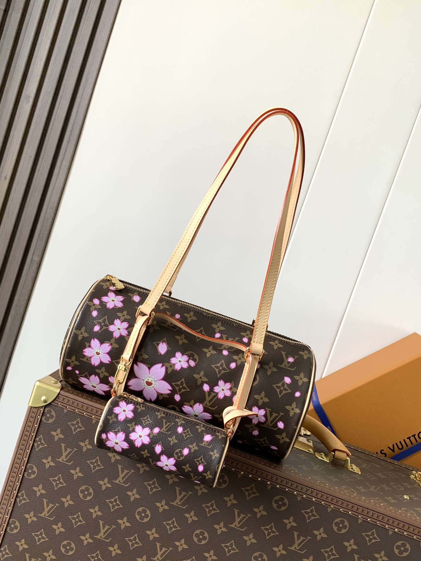TOP Louis Vuitton LV Papillon Handbag 11*13*27cm - Monogram