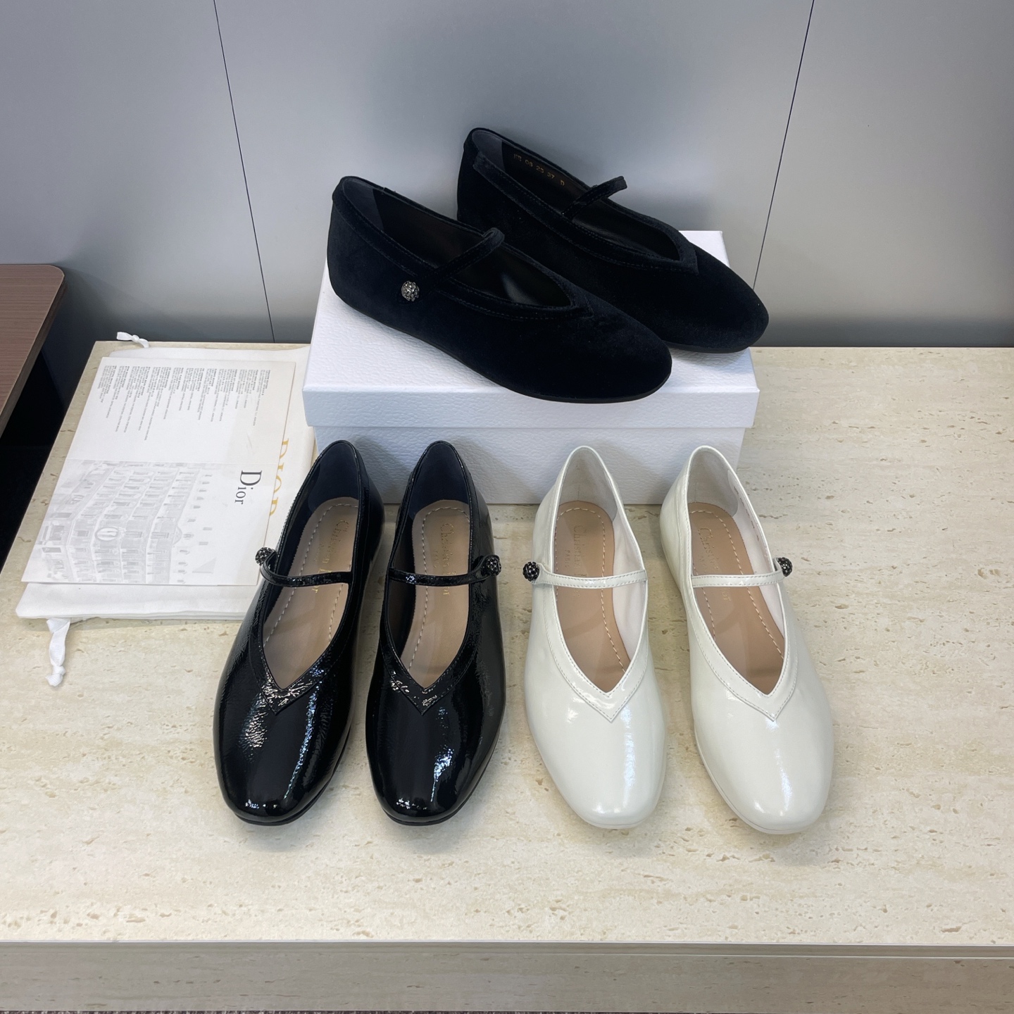 TOP Christian Dior D-New Ballet Flats - 3 Colors