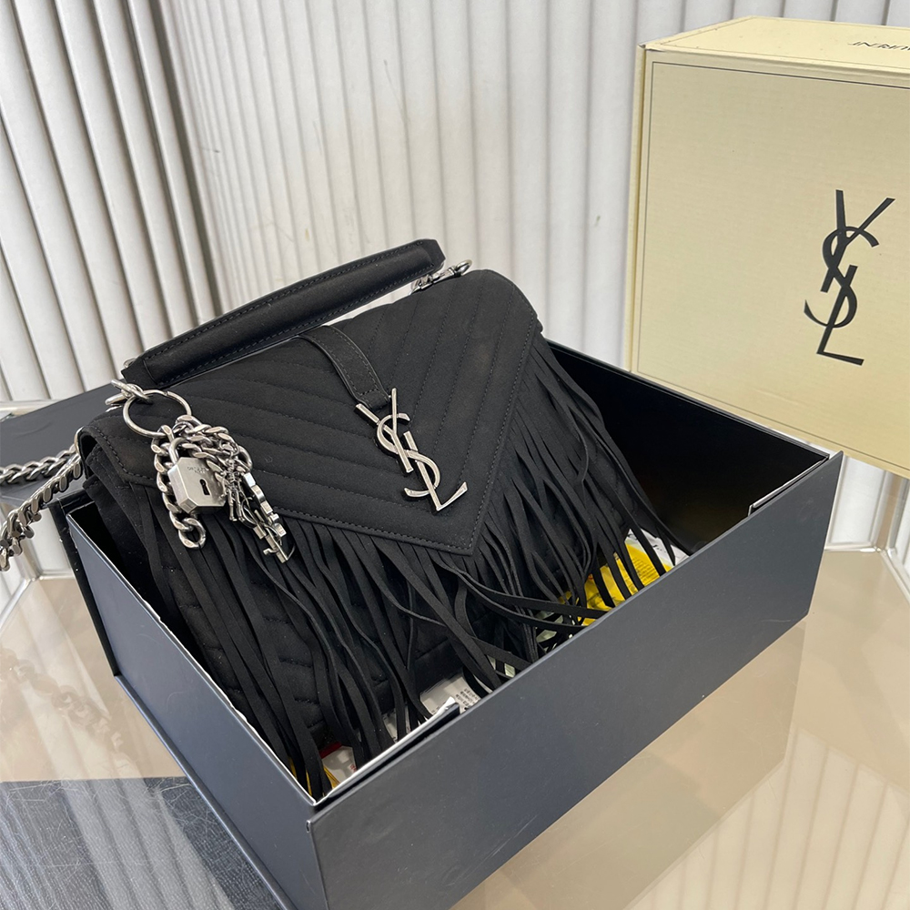 Saint Laurent YSL Monogram Tassel Hand Crossbody Bag (Replica)