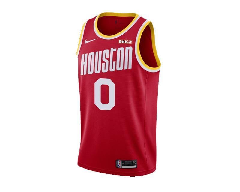 Russell Westbrook Houston Rockets Throwback Jersey