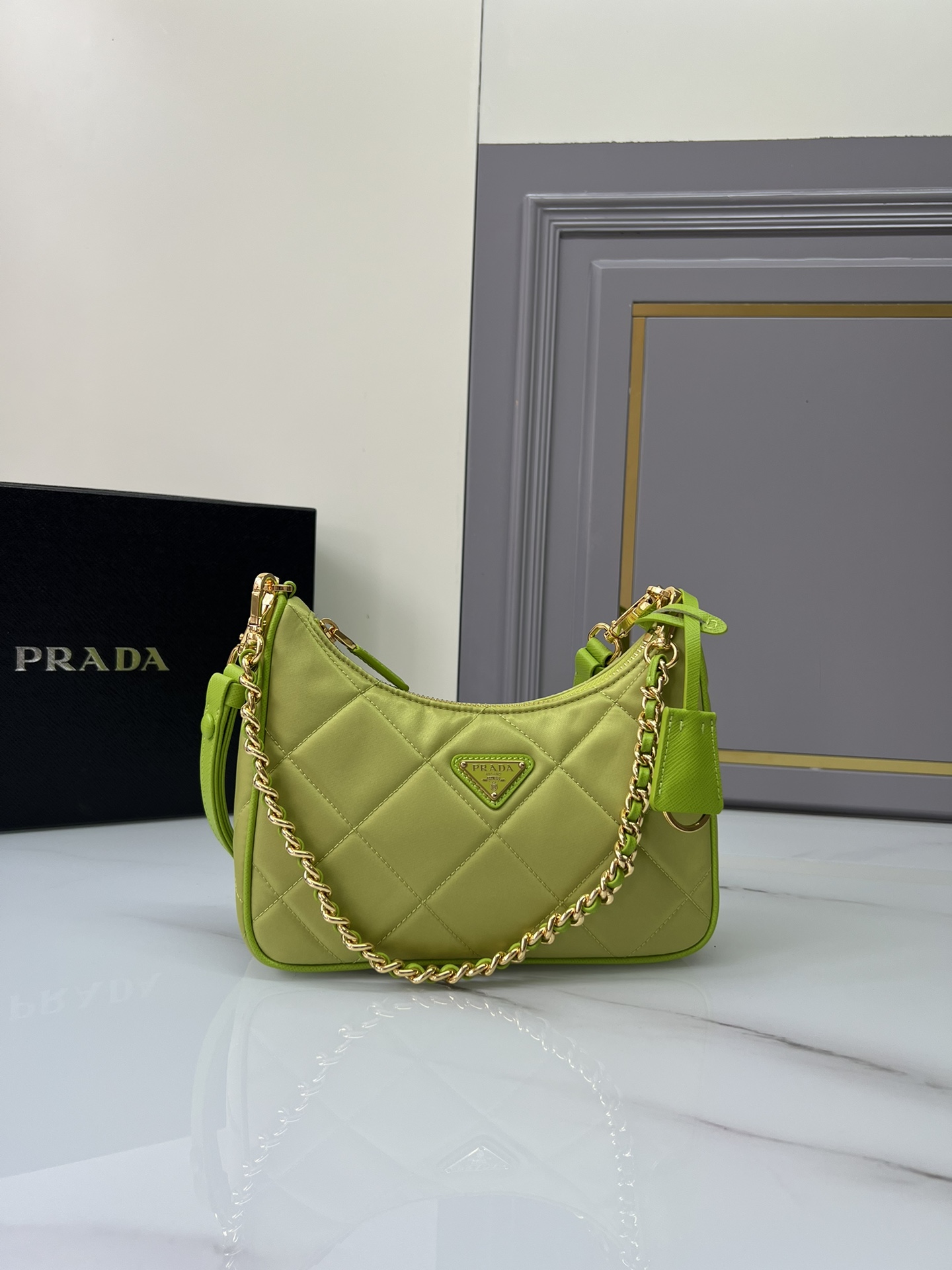 TOP PRADA Hobo Underarm Bag Nylon 22*18*6cm - 6 Colour