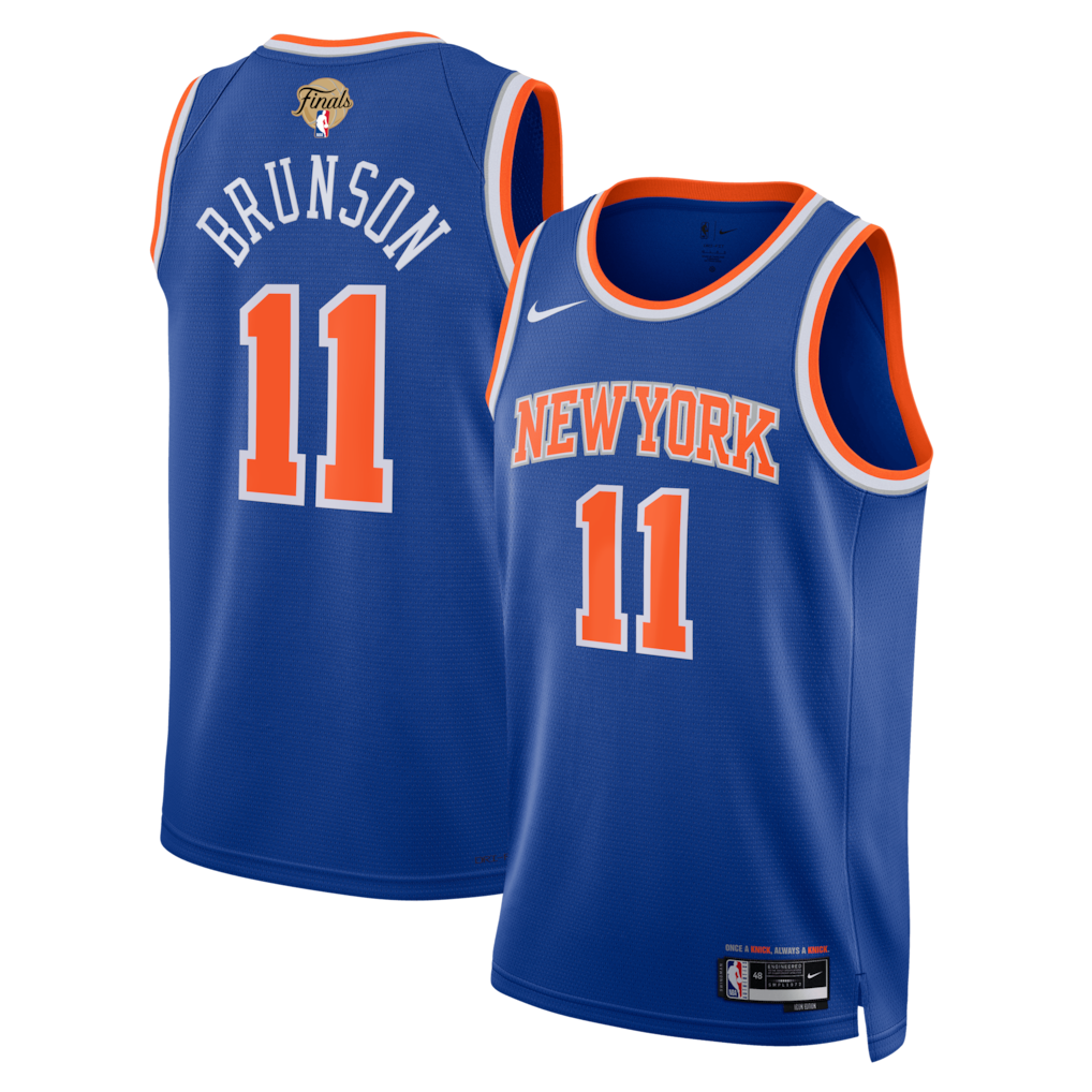 Jalen Brunson New York Knicks 2026 Finals Jersey - Blue