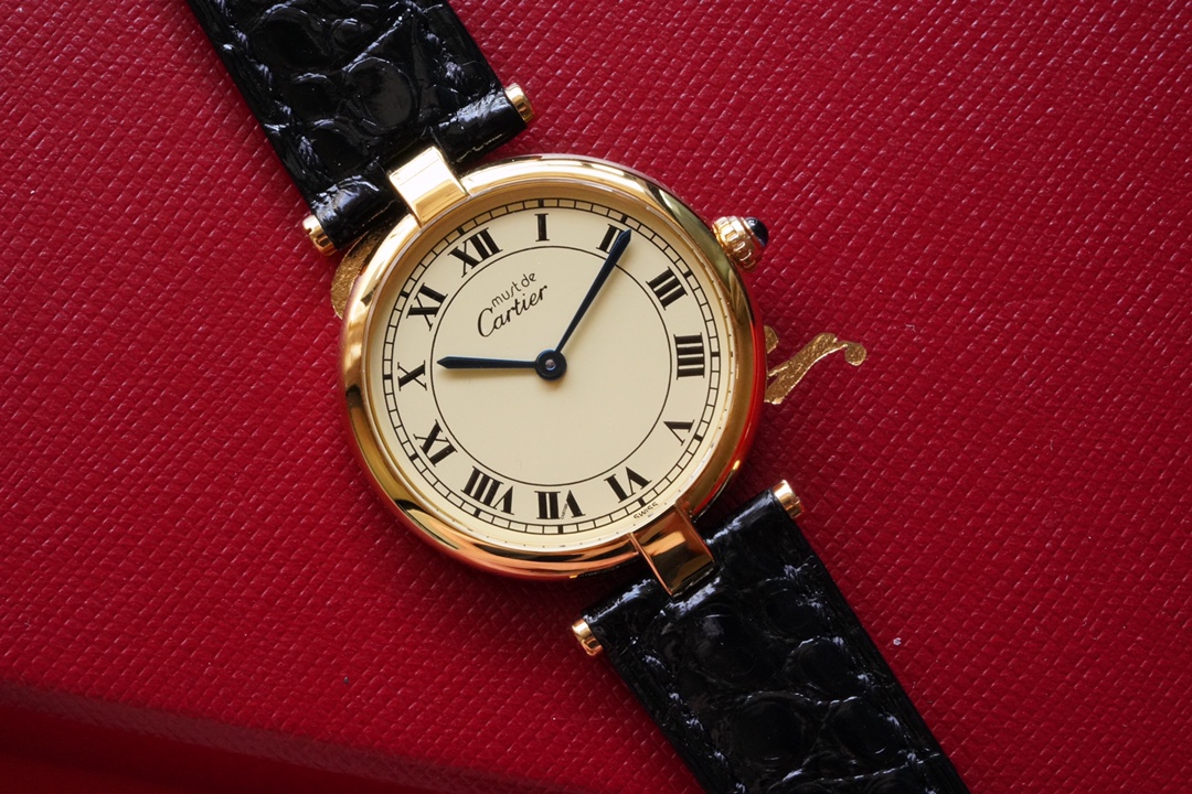 TOP Cartier 30mm Must De 21 Watch - Black