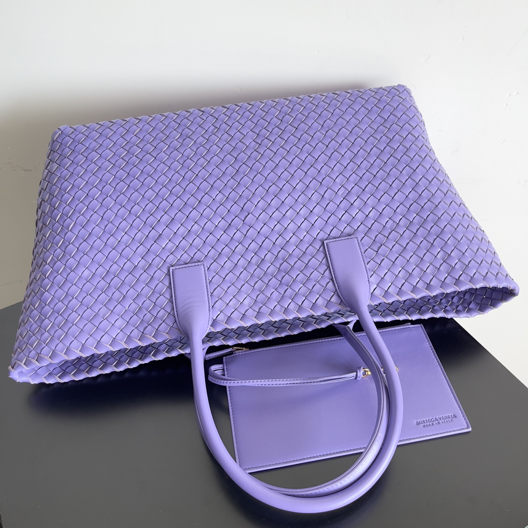 TOP Bottega Veneta BV Large Cabat Bags - Purple