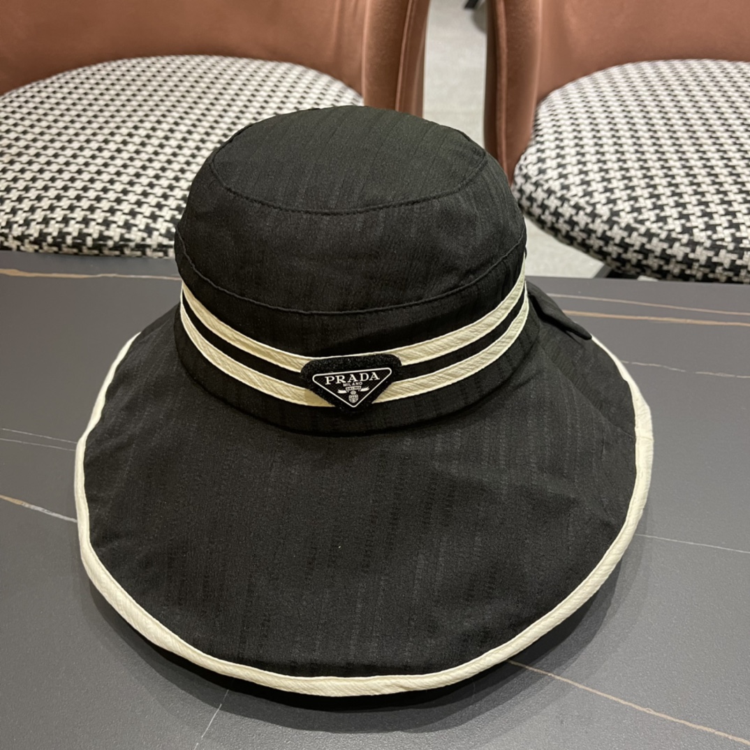 TOP PRADA Sunscreen Fisherman's Hat - 2 Colors