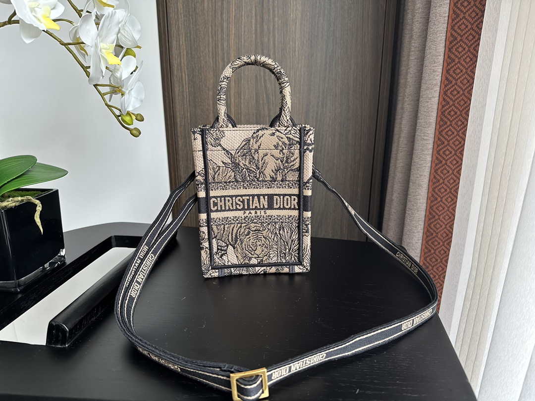 TOP Christian Dior Mico Mini Book Tote Bag 13.5X18X5 CM