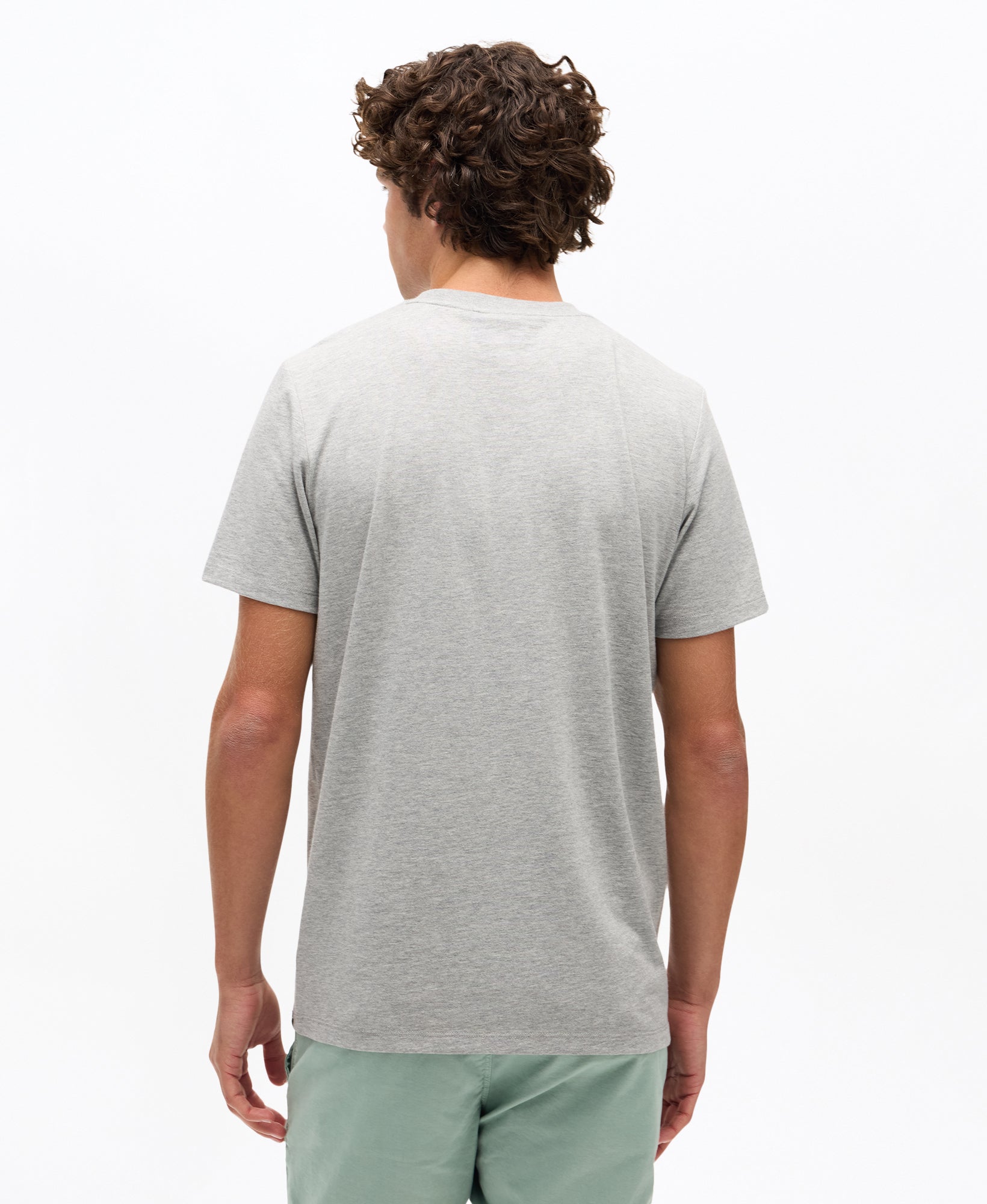 Vintage Logo Chest Tee | Pumice Stone Marle