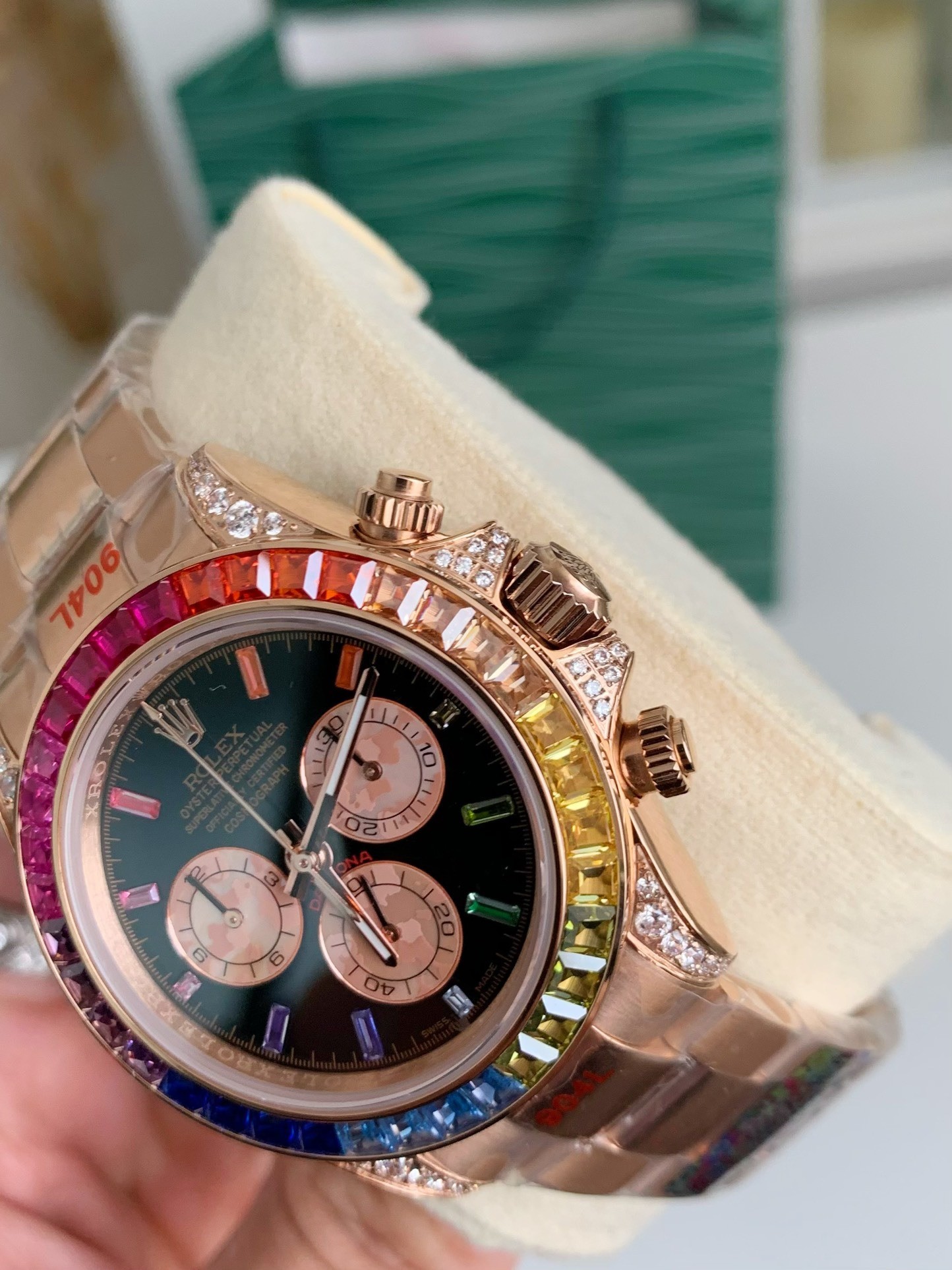Rolex Cosmometer Daytona (Rainbow Di, prototype model 116595RBOW) watch