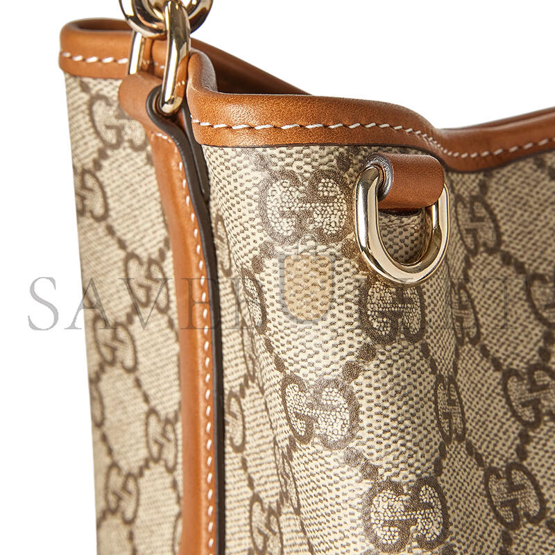 GUCCI GG EMBLEM SMALL BUCKET BAG 815118 (20.5*18*11.5cm)