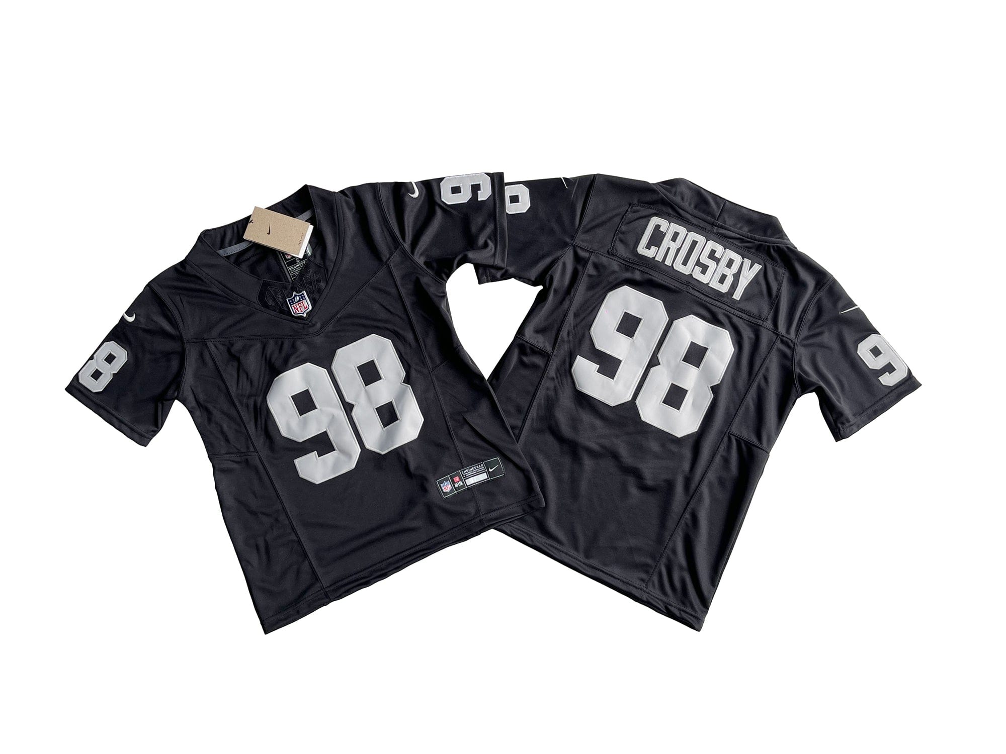 Las Vegas Raiders 98# Maxx Crosby  Youth Vapor F.U.S.E. Limited Jersey