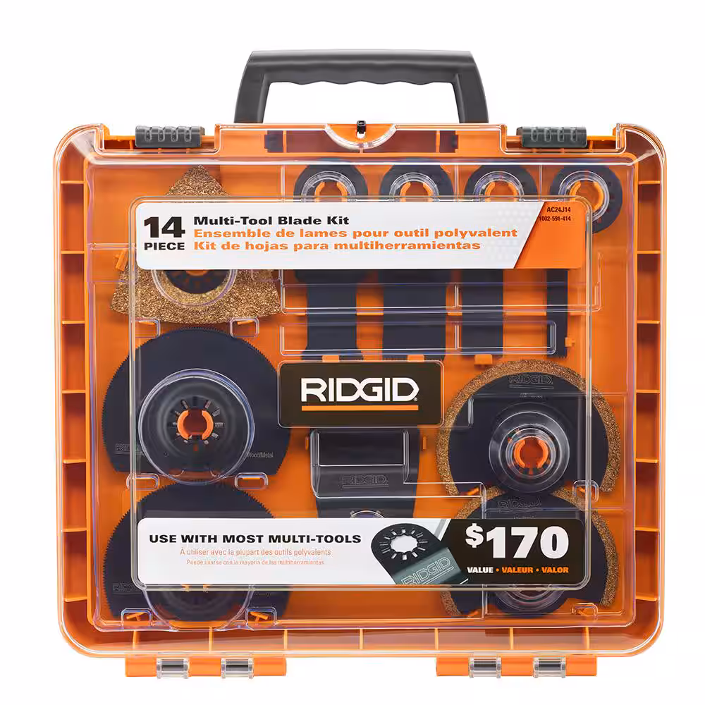 14-Piece Oscillating Multi-Tool Blade Accessory Kit