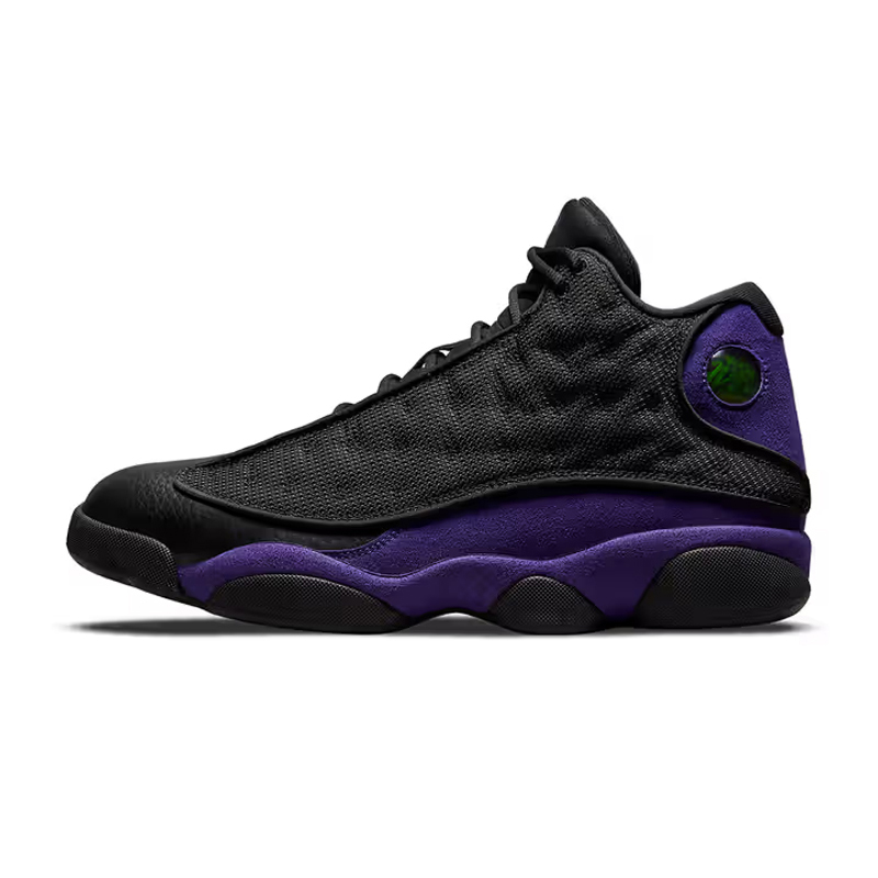 Nike Air Jordan 13 Retro Black Purple Basketball Shoes For Men
