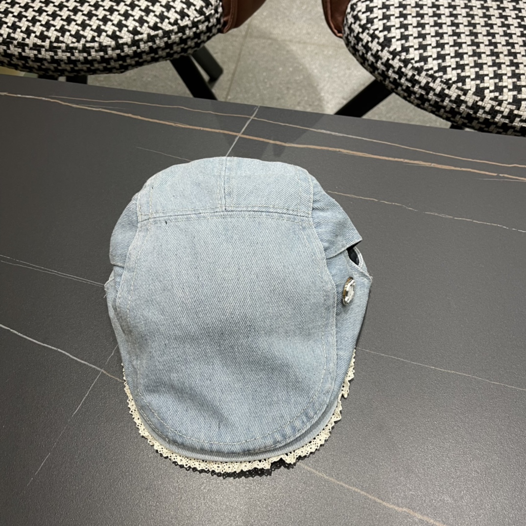 TOP CHANEL Retro Art Berett - 3 Colour