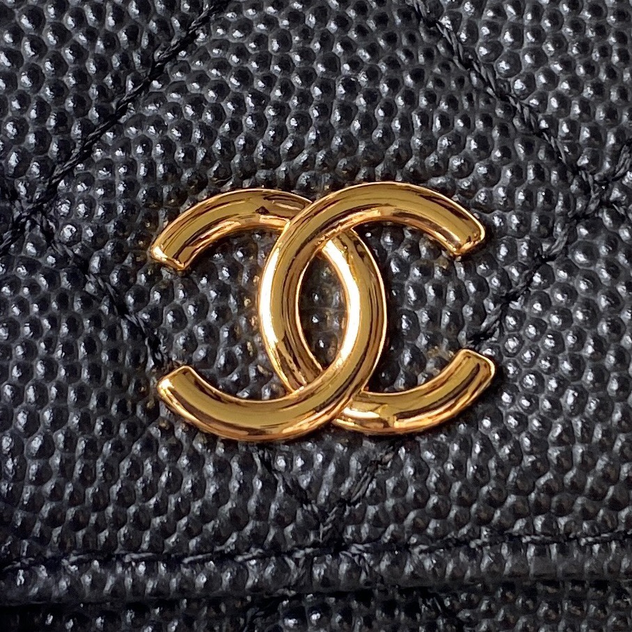 TOP CHANEL Vanity Case 23b Grain Calfskin Bag 17*9.5*8cm -GHW- 4 colours