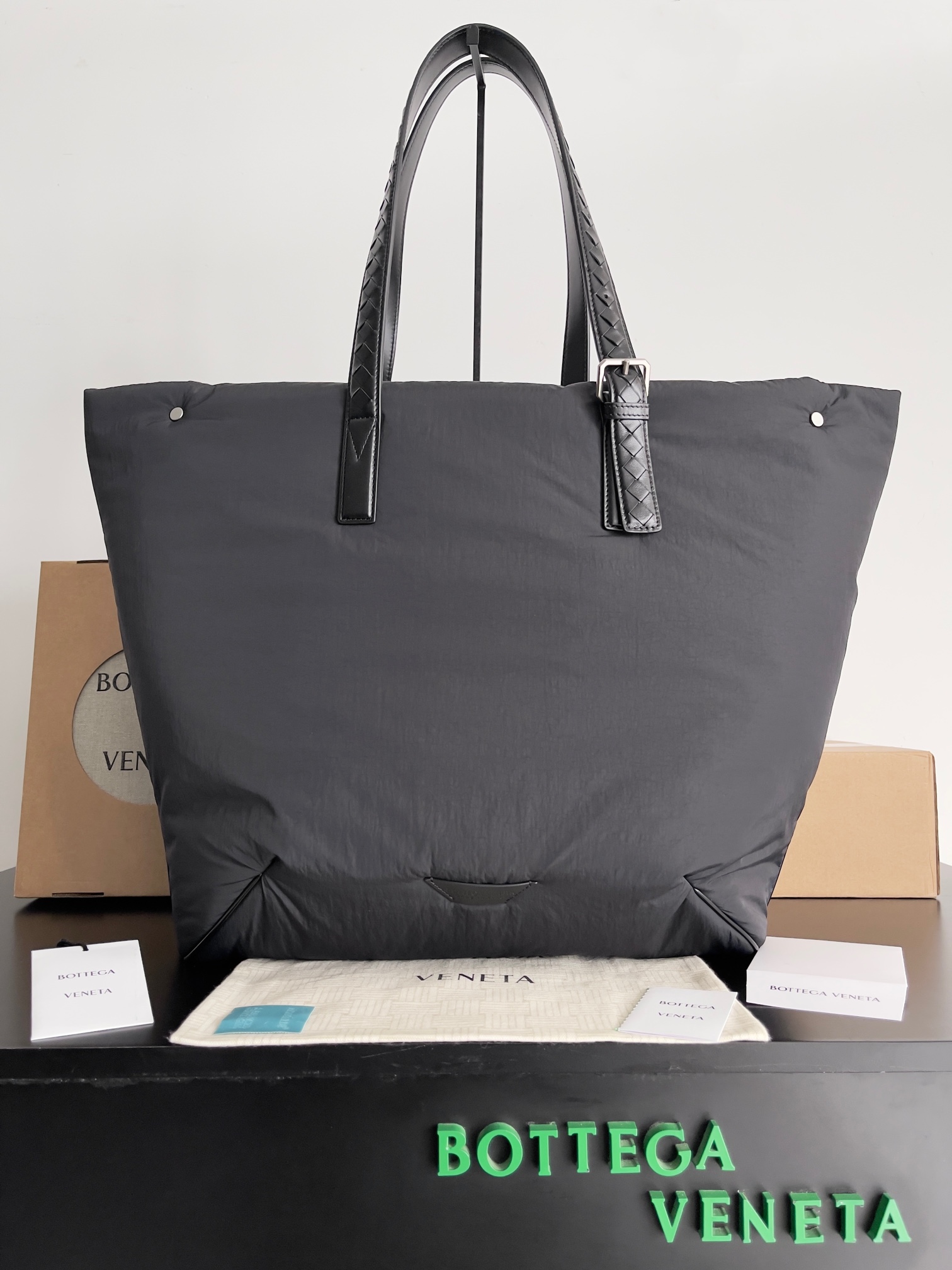 TOP Bottega Veneta BV Crossroad Buckle Tote Bag 58x40x20cm - 3 Color