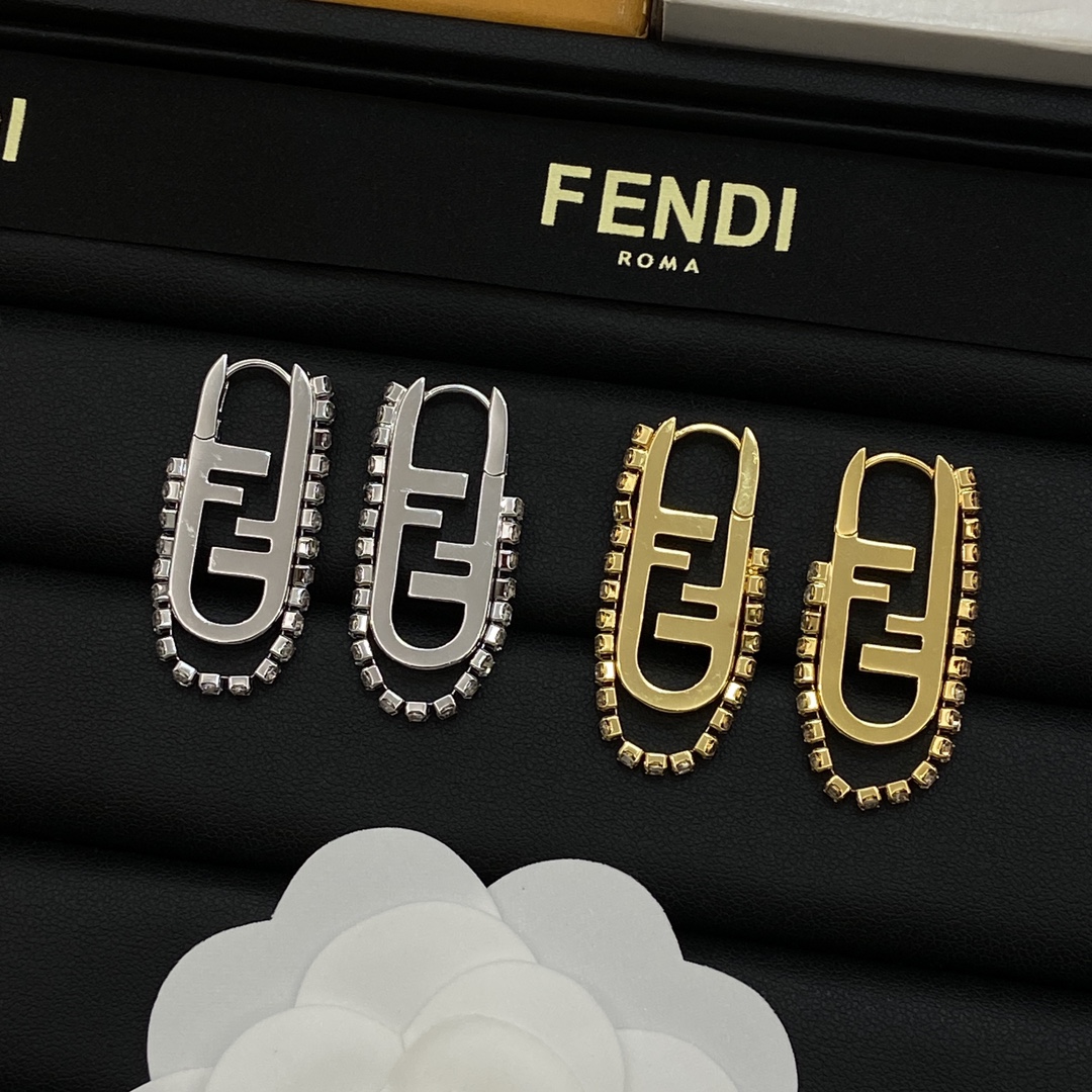 TOP FENDI FF Earrings - 2 Colors