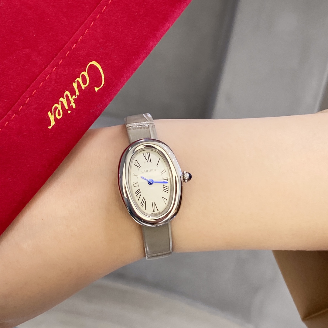 TOP Cartier Bathtub Series Watches 32x26mm  - 5 Colors