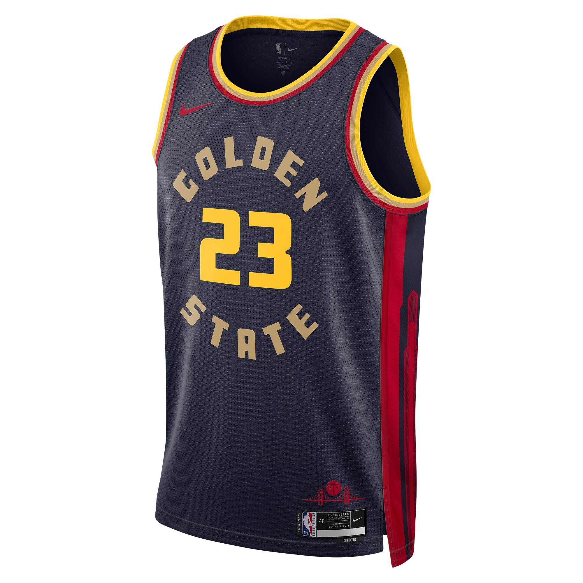 Unisex Golden State Warriors Draymond Green Navy 2024/25 Swingman Jersey - City Edition