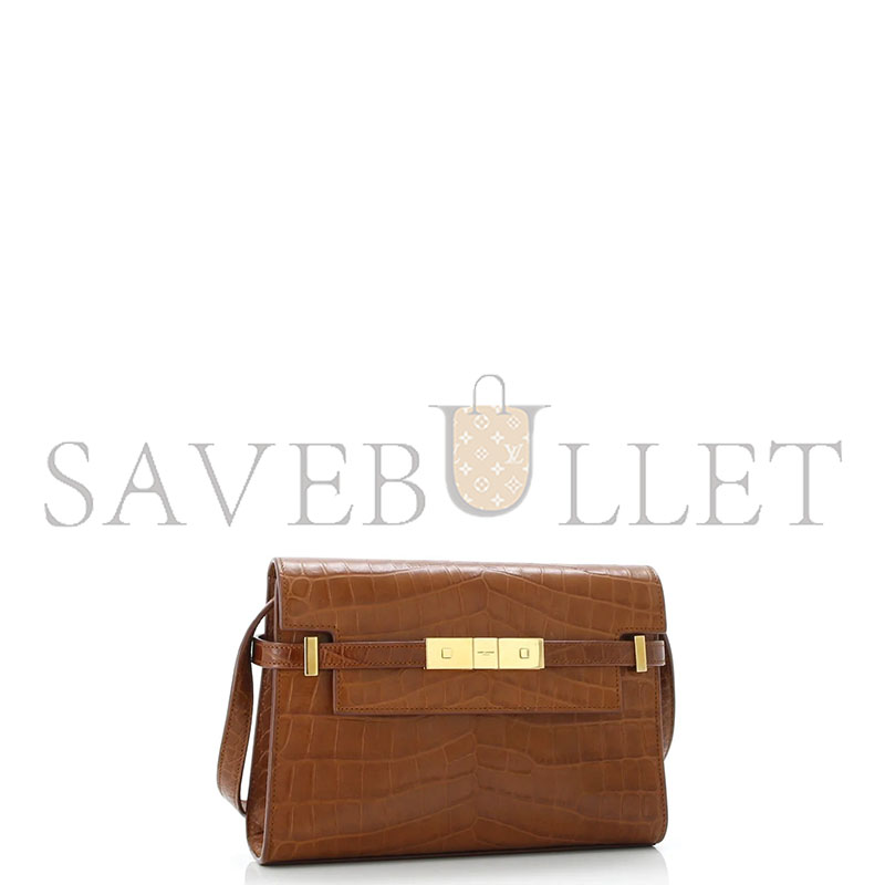 YSL MANHATTAN SMALL IN CROCODILE 675626AAAOH2591 (24*18*6cm)
