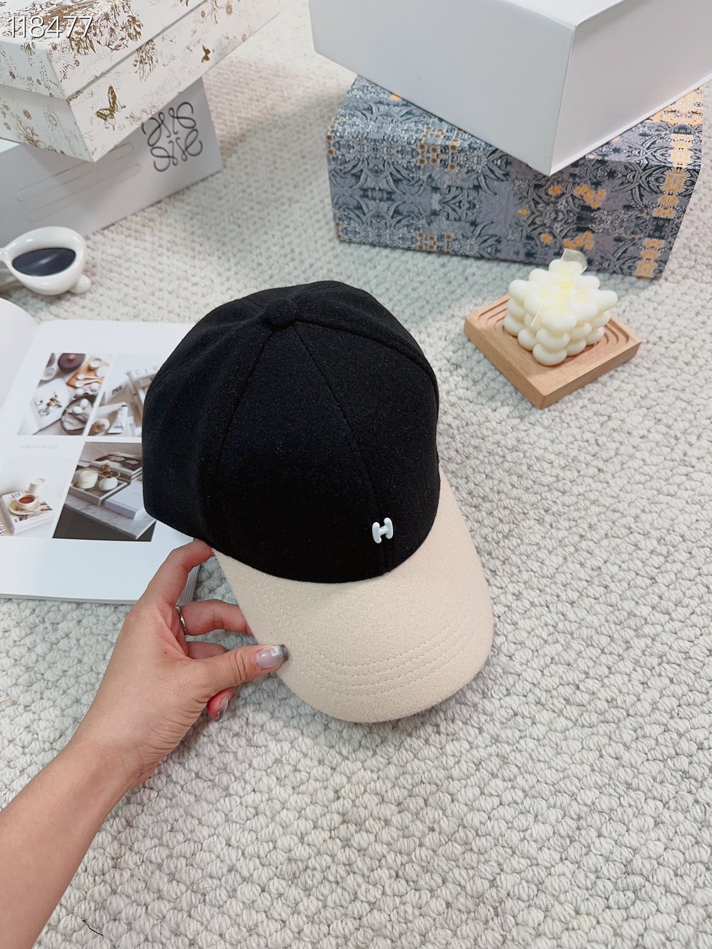 TOP HERMES Couple Model Adjustable Baseball Cap - 4 Colour